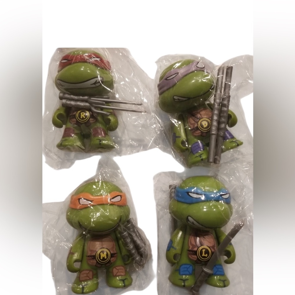 Teenage Mutant Ninja Turtles 3" Mini Action Figures Toy set 4PCS